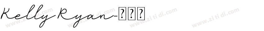 Kelly Ryan字体转换
